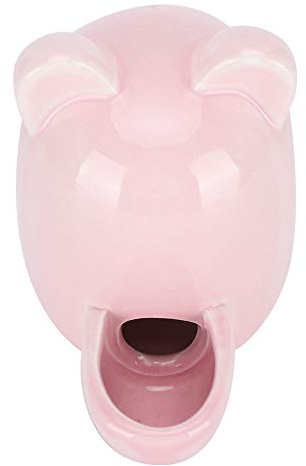 BROLEO Abreuvoir en céramique pour animal de compagnie, facile à transporter, distributeur d'eau pour animal de compagnie, hérisson pour hamster