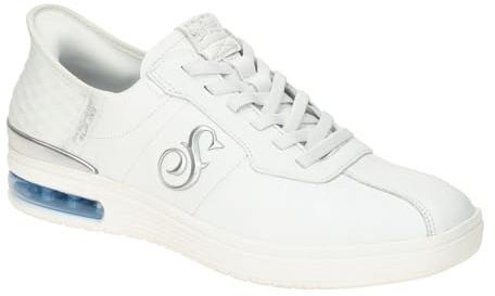 Skechers Herr handsfree Slip-ins X Snoop Dogg -Doggy AirSneaker, Vitt läder, 41 EU
