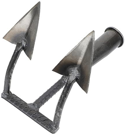 BESPORTBLE 1 Pc azada Triangular motoazada huerto Herramienta jardín Excavadora Manual jardín Cabeza azada jardinería azada estiércol azada excavación Suelo Puntiagudo