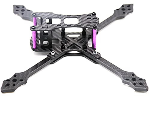 XYWOPO AC 220 mm Kohlefaser 6 mm Arm Racing Rahmen Kit 97 g FPV RC Racing Drone Quadrocopter-Rahmenarme (Size : Frame Kit)