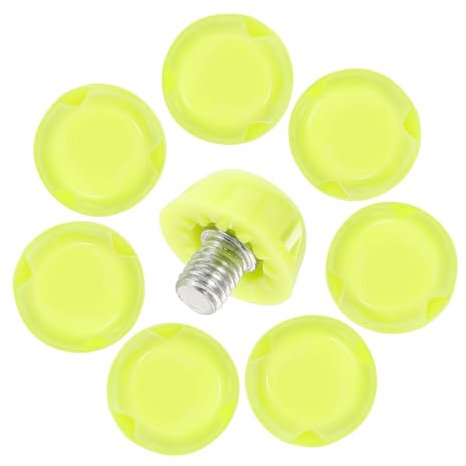 INOOMP 8stücke Fußballspikes Ersetzbarkeit Und Langlebigkeit Für Leichtathletik Und Outdoor-Sport Fluoreszierendes Für Sprint Und Langstreckenlauf