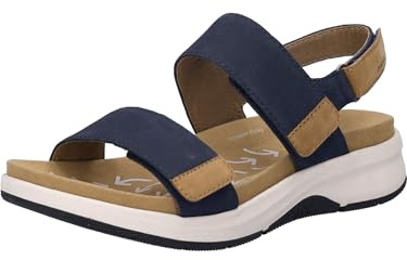 Josef Seibel damsandaletter Estelle 04, bredd G (normal), utbytbar fotbädd, Ocean stationsvagn, 37 EU