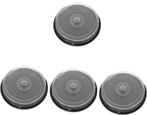 Angoily 4stücke Cd Aufbewahrungshalter Robustem Material Tragbarer Cd Dvd-organizer Für Discs Für Zuhause Und Unterwegs Schützt Ihre Sammlung Vor Kratzern