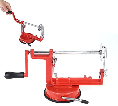 Gsycle Tagliapatate A Spirale, Acciaio Inossidabile Manuale A Spirale per Triturare Patate Pelapatate per Mele Affettatrice per Mele Affettatrice A Spirale per Patate Affettatrice per