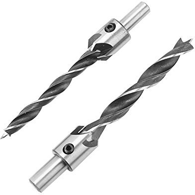 7 Stück Stahl 5 Rillen Senker Bohrer, Kohlenstoffstahl 45# Stahl Fasenreibahle Werkzeuge 3 Mm, 10 Mm mit Sechskantschlüssel, Geeignet für Holz, Kunststoff