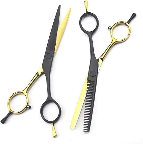 sjdoPulse Professionelles Haarschneidewerkzeug-Friseurscheren-Set, Friseurscheren-Set Für Die Ganze Familie, Set