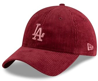 New Era Los Angeles Dodgers 920 Damencap Cord MLB Fanprodukt verstellbar Kappe Frau Mädchen rot - One-Size