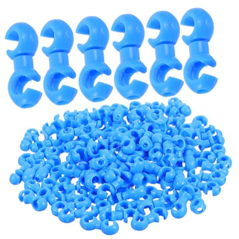 HOLIDYOYO 100 Clip per Bicicletta Hook Fermacavi per Freni e Deragliatori Compatibili Mountain e Organizzazione Facile e Ordinata dei per Esperienza Guida Sicura