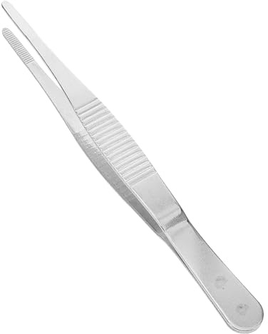 Ipetboom Pinzas para Cejas de Acero Inoxidable de 125 CM Punta Inclinada de Precisión para Depilar Vello Facial Femenino y Masculino Herramienta Ergonómica para Cuidado Personal