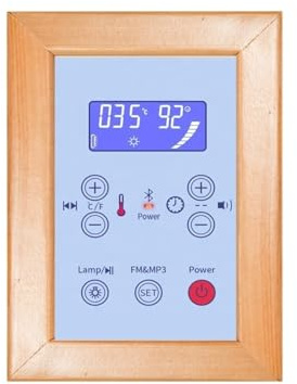 Stufe per sauna, Pannello di controllo e parti a sauna a infrarossi USB