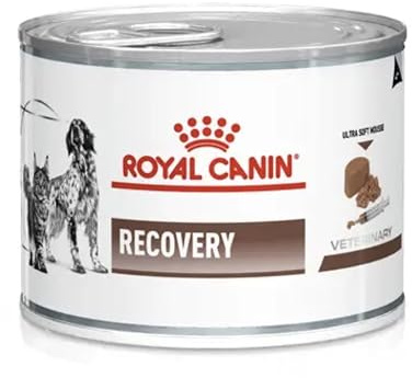Recovery, Alimento Dietetico Completo Umido per Cani e Gatti, Mousse Ultra Soft, 6 scatolette da 195 g l'una