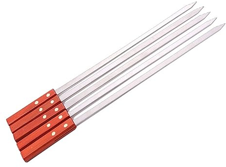 Brochettes de kebab, brochettes barbecue, fourchette en acier inoxydable, plates for, turques(5 Pieces)