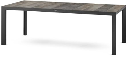Siena Garden Silva Tisch, Anthrazit, 100 x 220 x 74 cm