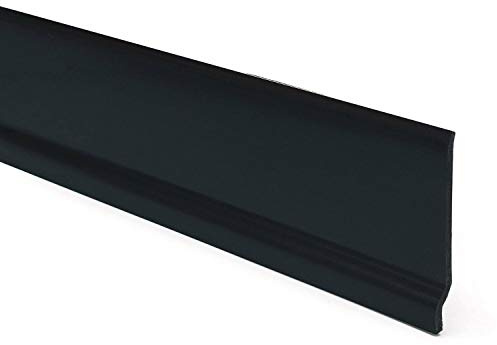 BATTISCOPA IN PVC ESPANSO n. 5 barre da mt. 2 ciascuna (NERO)