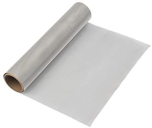 Edelstahl Drahtgewebe 120 Mesh TIMESETL 30 x 100 Cm Siebgewebe Edelstahl Filtersieb Filtergitter Gewebe Fein Edelstahlgewebe Feinmaschig, Siebgitter, Fliegengitter Wire Mesh Nagetiere, Gaze 0,125 mm