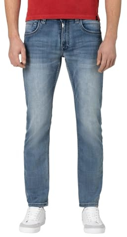 Timezone Herr vanliga Gerrittz smala jeans, Blå (Antique Blue Wash 3636), 34W x 34L