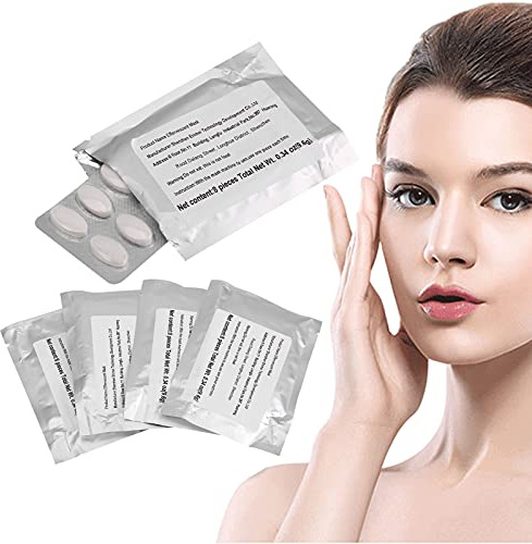 32 piezas de colágeno para máquina de mascarilla facial, mascarilla de cuidado facial de frutas naturales y vegetales de bricolaje, adecuada para todas las máquinas de mascarilla facial