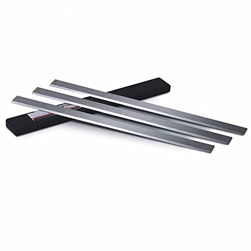 qinggw Cuchillo de cepillador de Cuchillas de Cepillado de 3 unids W18% HSS Cortador de carpintería for la Tabla de Madera Dura y Suave Que cepa 600mm a 650mmx30mmx3mm (tamaño : 600mmx30x3)