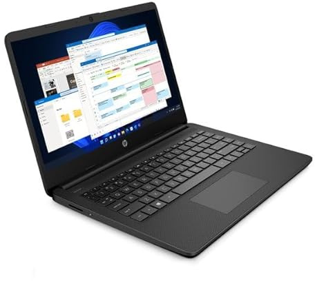 HP Stream 14s-dq0504sa Laptop Intel Celeron N4020 4GB RAM 64GB eMMC 14 FHD Win 10 S Black - RFB-4K560EA#ABU