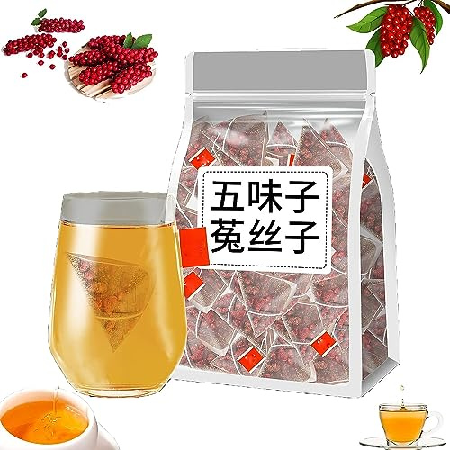Men’s Essentials Five Flavors Goji Berry Tea,Schisandra Dodder Tea,Five Flavors Wolfberry Tea,Chinese Kidney Care Tea,Health Liver Care Tea,Chinese Herbal Medicine for Men (1 Box)