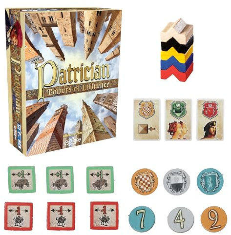 Calliope Patrician Towers of Influence, Medieval Strategy Game, 2-5 Players