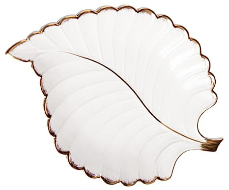 PACKOVE Plateau Céramique Pour Bijoux Plat De Rangement Assiette à Bijoux Présentoir à Plateau De Rangement Pour