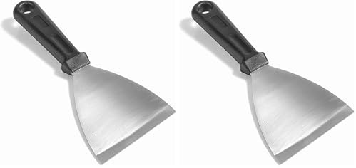 Lacor 60422 - Espatula plancha inox 10x11.5cms. (Paquete de 2)