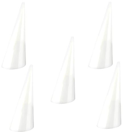 SHERCHPRY 5St Ringe Ringhalter für Schmuck Schmuckhalter Ausstellungsregale Anruf Schmuckständer Ringhalter aus Acryl Veranstalter Ausstellungsstand Halskette Halterung Weiß