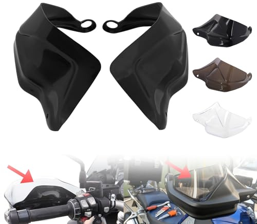 Motorrad-Handschützer Kunststoff Windbeständig Robust für Adventure Schwarz | für Motorrad F800GS R1200GS R1250GS S1000XR G310GS G310R Adventure, Robuste Schutzkonstruktion