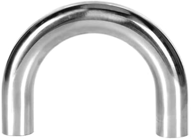 AYYSSM 16/19/25/32/38/45/51/57/63/76 mm 180 Grad Edelstahl 304 U-Bogen-Rohrschweißbogen (Size : 32mm x 1.5mm)