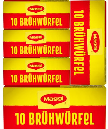 Mit Pufai Grocery, Maggi Brühwürfel für 40 Gramm (10x4 gr) x 5 STÜCK