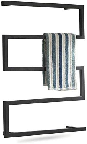NSTVVEE Scaldasalviette Riscaldatore A Parete per Bagno, Scaldasalviette, Stendino Quadrato A Parete, Portasciugamani Riscaldato Elettrico Porta Asciugamani Caldo per Bagno Cucina Hotel 31