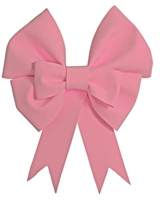 SMTCM Riesen Schleifen 50CM Big Bow Rosa Eva Schwamm DIY Übergroße Schleife Deko Vorgefertigte Hängende Riesenbögen Weihnachtsschleifen Autoschleifen Zierschleifen für Hochzeit Party Große Geschenke