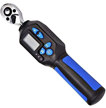 Clé dynamométrique numérique 1/4, 3/8, 1/2 clé dynamométrique numérique électronique 1.5-100Nm mini clé dynamométrique réglable, for la réparation de voiture de vélo Calibrée par des professionnels(1P