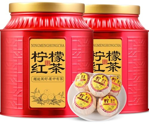Tè Nero Classico Cinese Lapsang Souchong Al Limone 250g - Tè Nero Ricco E Morbido Con Limone