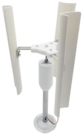 Mini generador de turbina eólica de 12 V, imán permanente trifásico, generador sin escobillas, eje vertical, modelo de enseñanza para probar uso de enseñanza
