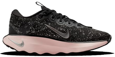 Nike Damen Motiva Se Crosstrainer, Black/Metallic Silver/Silt Red, 44 EU