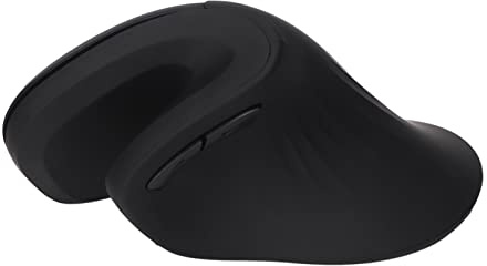 XUXHOU Ratón Vertical Inalámbrico Recargable Ergonómico 3200dpi 6 Botones para Laptop de PC, Rango Inalámbrico de 2.4GHz para Plano de Riel de Alta Velocidad, Material ABS