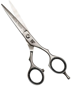 Beauty Forever Professional Hair Cutting Scissors, Stainless Steel Hair Dressing Barber & Salon Shears, Available in different sizes with Matte & Gloss Finish (Matte, 5.5” Sleek Zurich)