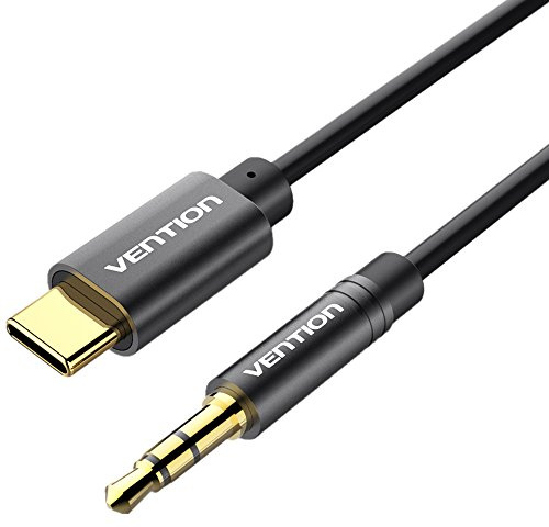 VENTION USB C auf Klinke Aux Kabel 1M/3ft, USB Typ C auf 3.5mm Klinke Aux Kabel Auto Handy Kopfhörer Adapter für Samsung Galaxy S9/S8/S8 Plus, Google Pixel XL