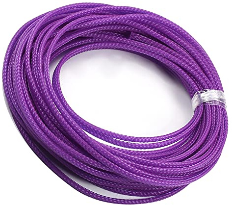 Othmro Manchon de Câble Gaine 10M Souple, Gaine Câble Tressée Extensible, Gestion des Câbles Rangement Tressée Fendue en Pet, Gestion de Câble Réglable, Protection Gestion des Câbles pour TV, PC, USB