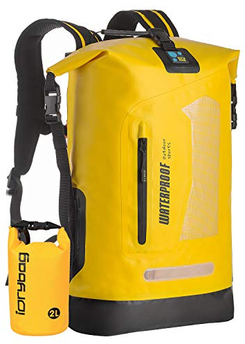 IDRYBAG Mochila Impermeable Seca 20L/30L/40L, Mochila Flotante Impermeable para Hombres, Saco Seco para Kayak