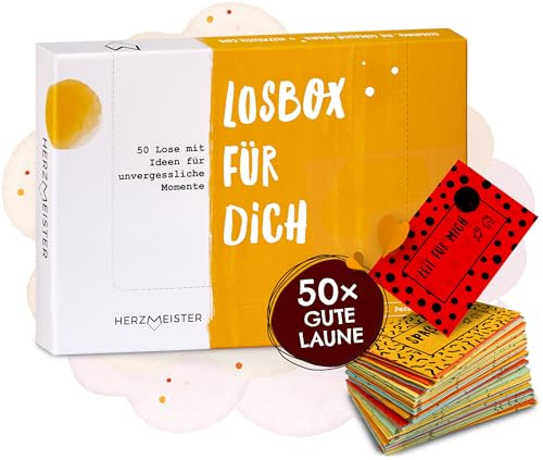 Herzmeister 50 Glücksmomente für zwischendurch - 50 kleine Geschenke für Frauen und Liebe Freundinnen - Geschenkidee für mehr Glück und Gute Laune