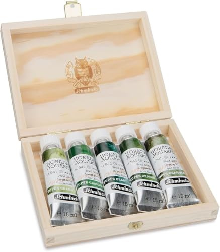 Schmincke HORADAM AQUARELL Super Gran. Wald, 5 x 15 ml-Tuben, 74 851 097