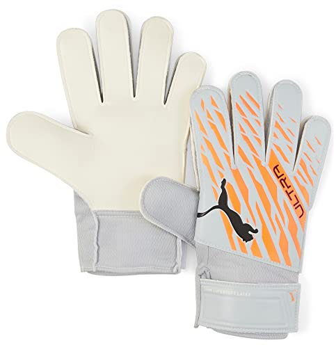 PUMA Herren Ultra Grip 4 RC Torwarthandschuhe 9Neon Citrus Diamond Silver Black Orange Metallic