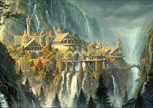 Herr der Ringe - 1000 Teile Puzzle für Erwachsene und Kinder ab 14 Jahren - 75x50cm