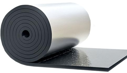 AITAF Wand Isolierung Gegen Feuchtigkeit Wärmereflektierende Folie Heizkörper 5mm Dicke Heizkörper Isolierung Wand Selbstklebend, für Böden Fenster Dächer Garage Camping, 5mm Dicke (Size : 1mx2m)