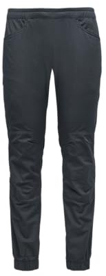 Black Diamond Notion Pantalon pour homme – Pantalon d'escalade et de sport style jogging, charbon, Taille S