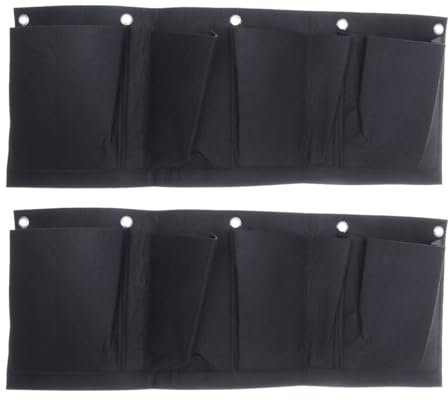 Borsa Per Piantagione A Parete 2 Pezzi 4 Tasche Fioriera Da Giardino Verticale Contenitore Gancio Per Esterno Verdura Fiori Crescita Annaffiature Vaso Da Parete Sospese Verticali