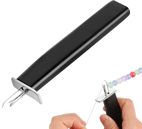 Molain Perlen Knoten Werkzeug, Perlenweberei Werkzeug, Praktisch Schnelles Knoten Werkzeug für die Schmuckherstellung Bead Knitting Tool für Auffädeln Von Perlen DIY-Schmuck Machen Sicherheitsknoten